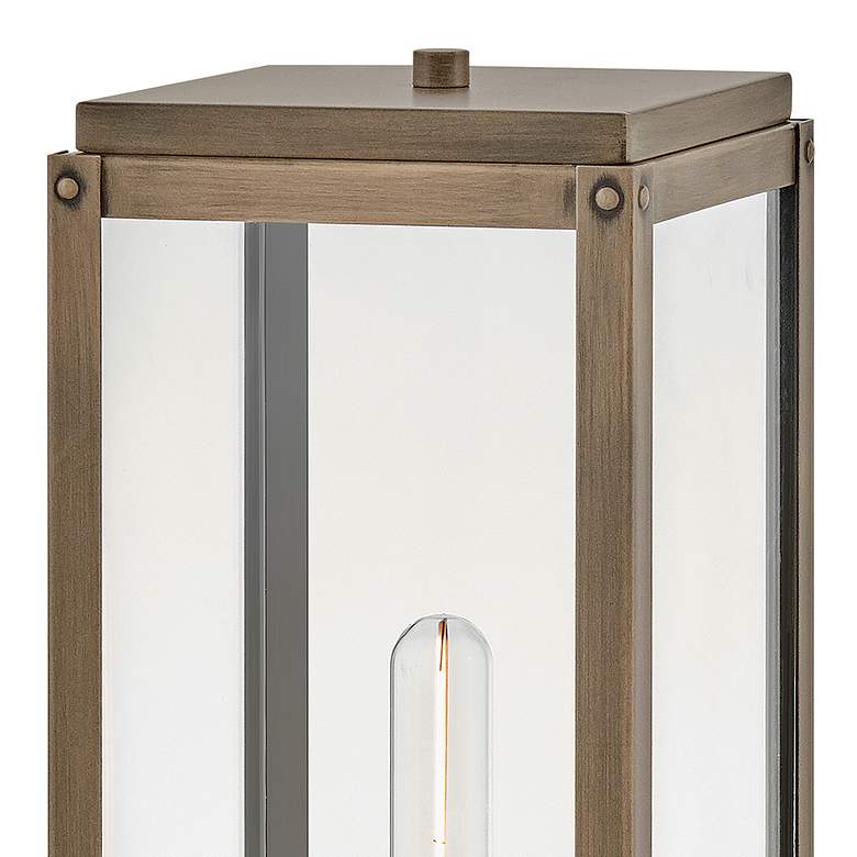 Image 3 Hinkley Max 17" High Burnished Bronze LED Pier Mount Lantern more views