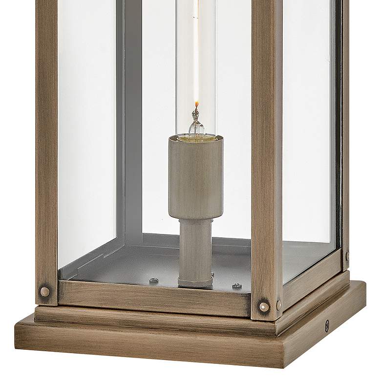 Image 4 Hinkley Max 17" High Burnished Bronze LED Pier Mount Lantern more views