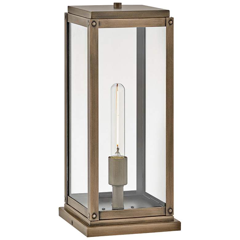 Image 1 Hinkley Max 17" High Burnished Bronze Outdoor Pier Light
