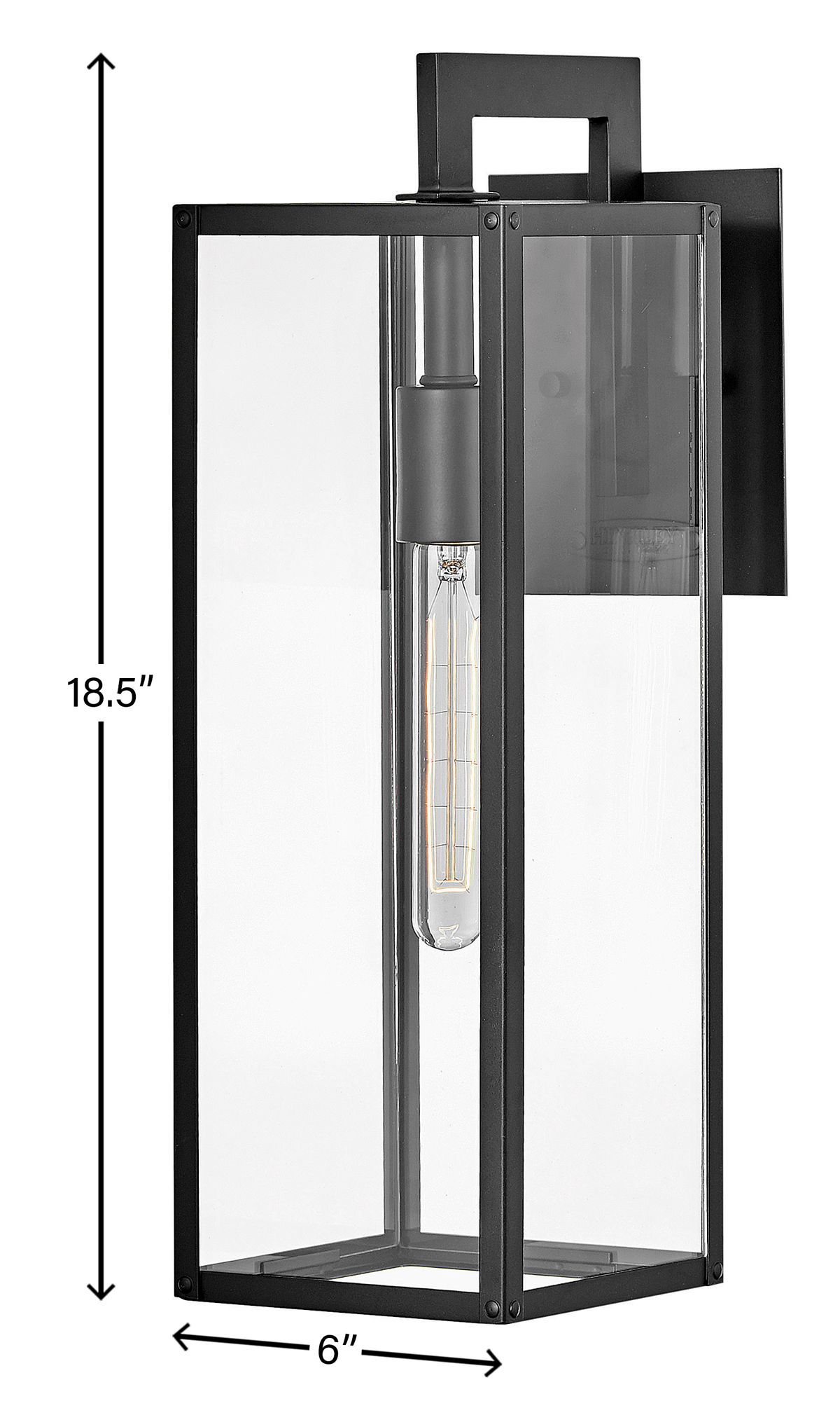 Image 6 Hinkley Max 18 1/2" High Black LED Outdoor Wall Light more views