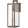 Hinkley Max 18 1/2"H Burnished Bronze Outdoor Wall Light