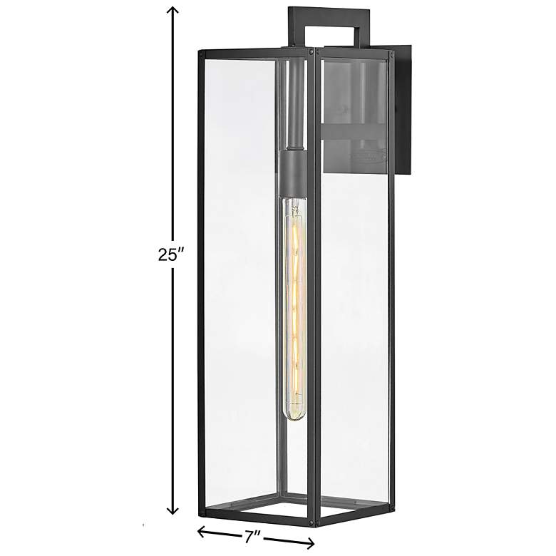 Image 6 Hinkley Max 25" High Black LED Outdoor Wall Light more views