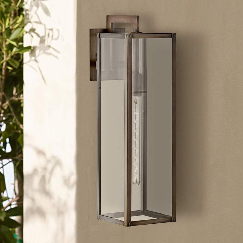 Image 1 Hinkley Max 25" High Burnished Bronze Outdoor Wall Light