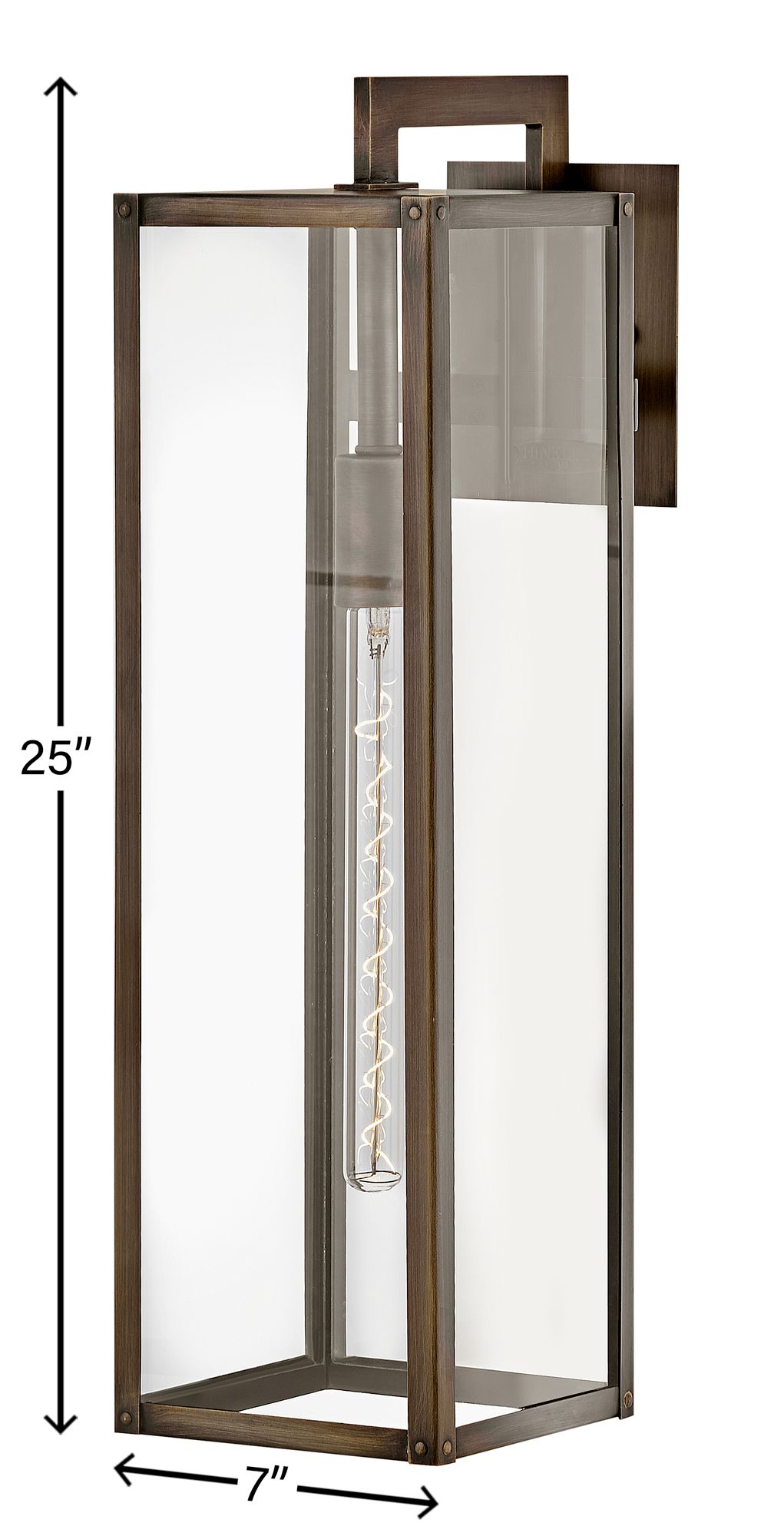 Image 7 Hinkley Max 25" High Burnished Bronze Outdoor Wall Light more views