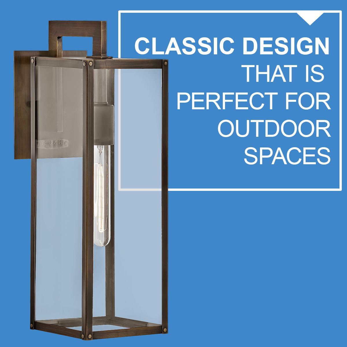 Hinkley Max 25" High Burnished Bronze Outdoor Wall Light