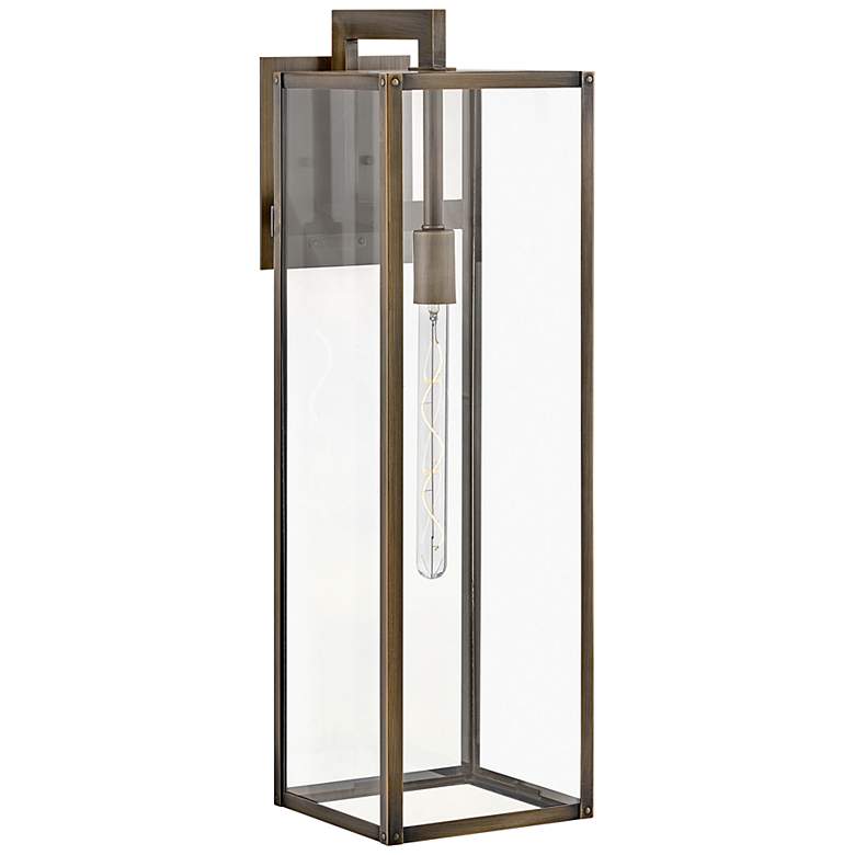 Image 1 Hinkley Max 31" High Burnished Bronze LED Outdoor Wall Light