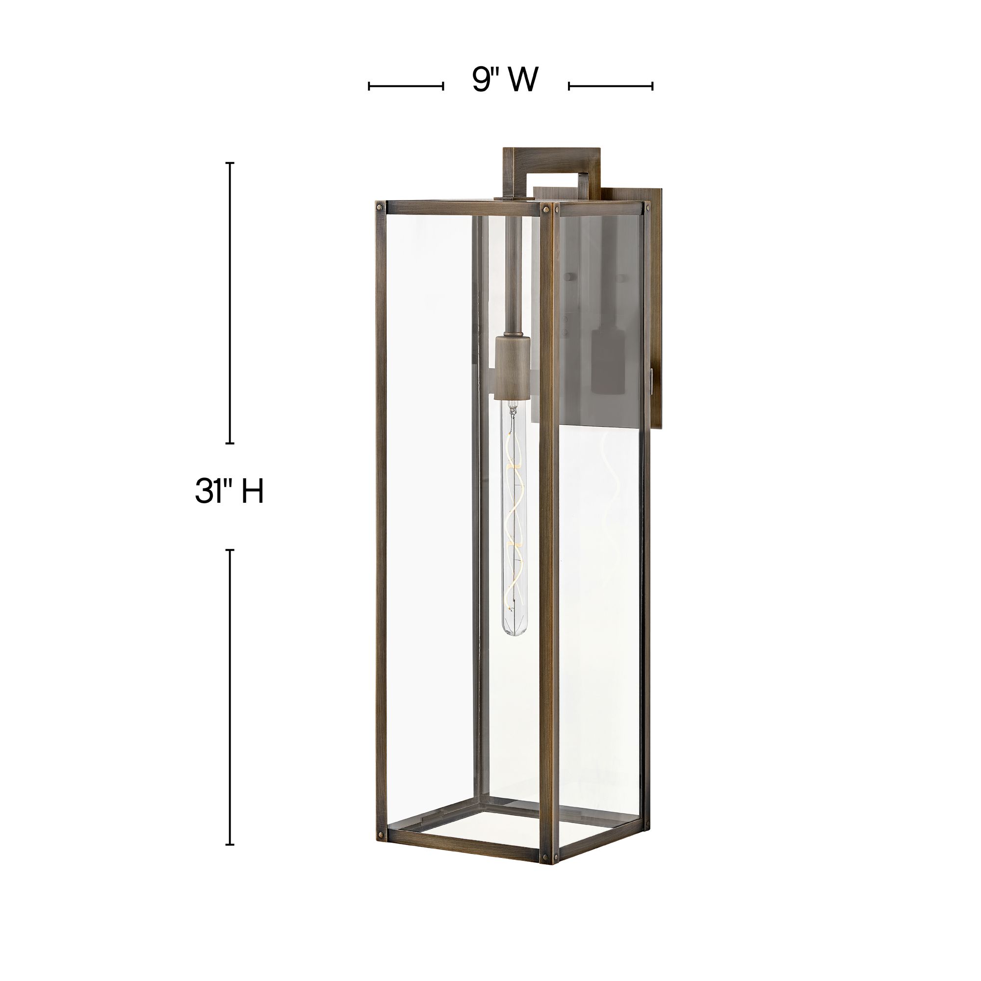 Image 5 Hinkley Max 31" High Burnished Bronze LED Outdoor Wall Light more views