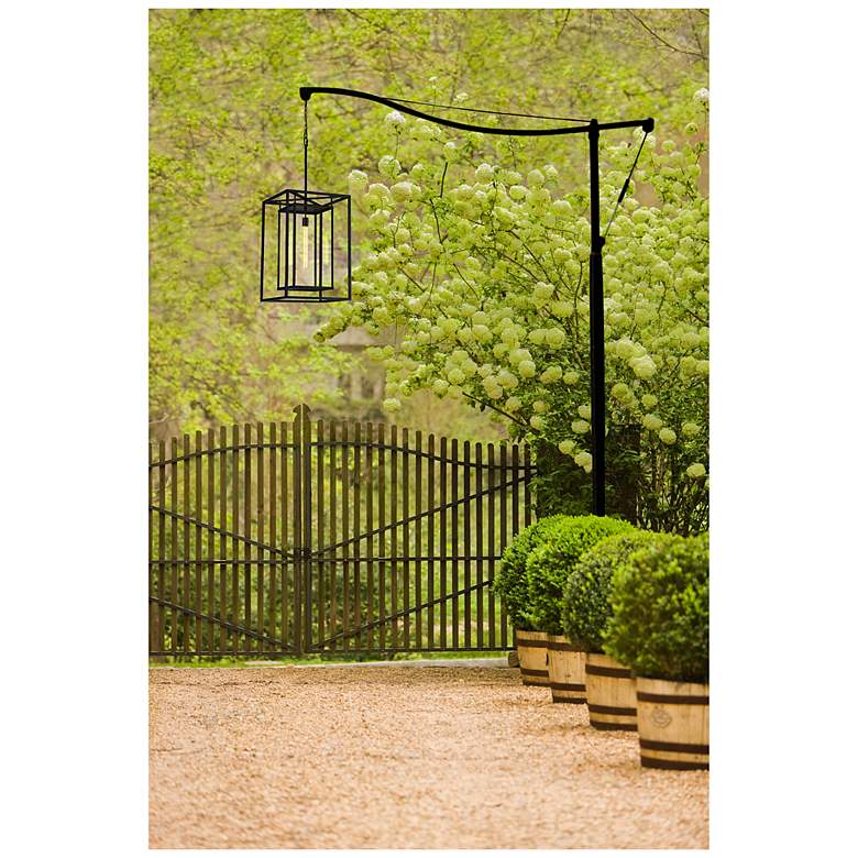 Image 6 Hinkley Max 40.8" High Large Hanging Outdoor LED Light in Black more views