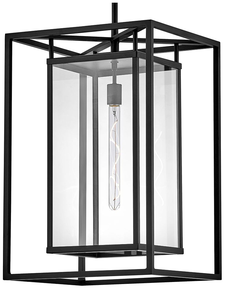Hinkley Max 40.8" High Large Hanging Outdoor LED Light in Black