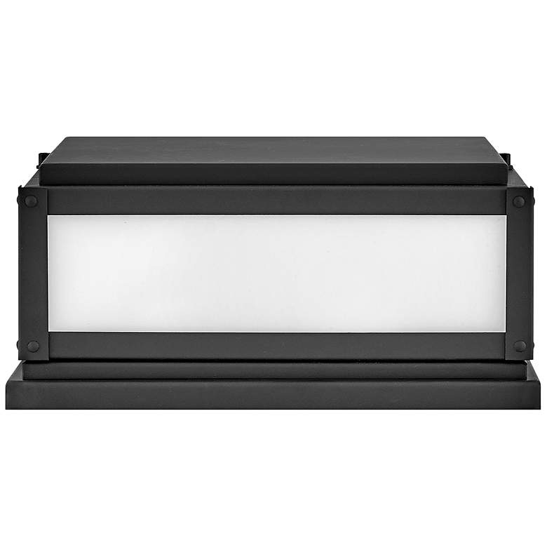 Image 7 Hinkley Max 7 1/2" High Black 2-Light LED Pier Mount Light more views