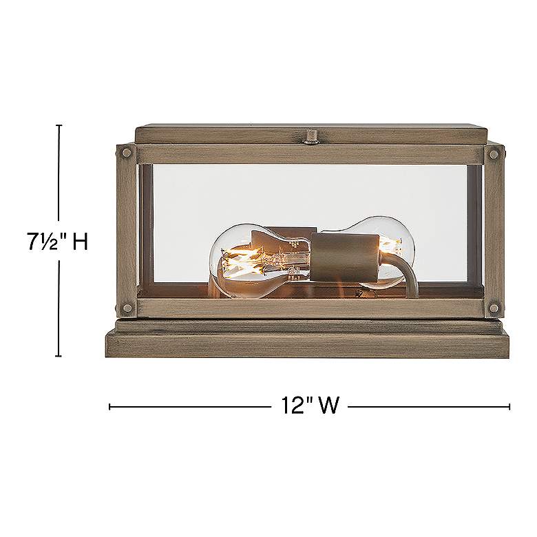 Image 3 Hinkley Max 7 1/2" High Burnished Bronze Outdoor Pier Light more views