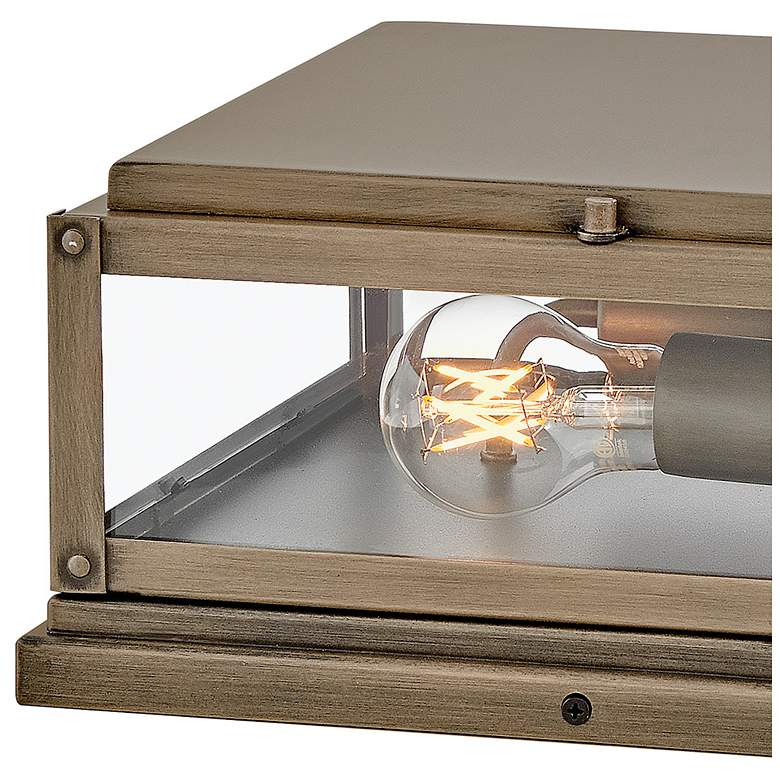 Image 4 Hinkley Max 7 1/2" High Burnished Bronze Outdoor Pier Light more views