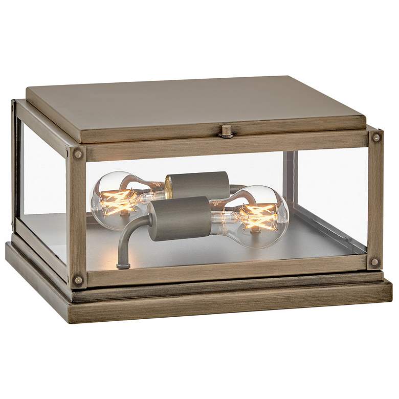 Image 1 Hinkley Max 7 1/2"H Burnished Bronze LED Outdoor Pier Light