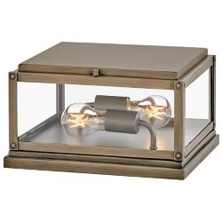Hinkley Max 7 1/2"H Burnished Bronze LED Outdoor Pier Light