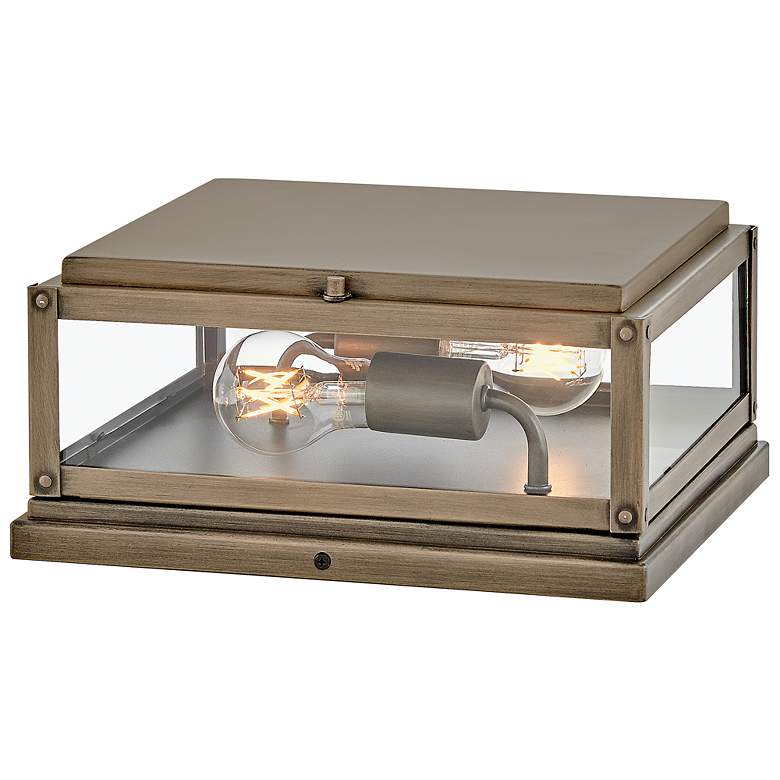 Image 2 Hinkley Max 7 1/2"H Burnished Bronze LED Outdoor Pier Light more views