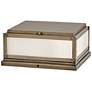 6_Hinkley Max 7 1/2"H Burnished Bronze LED Outdoor Pier Light more views