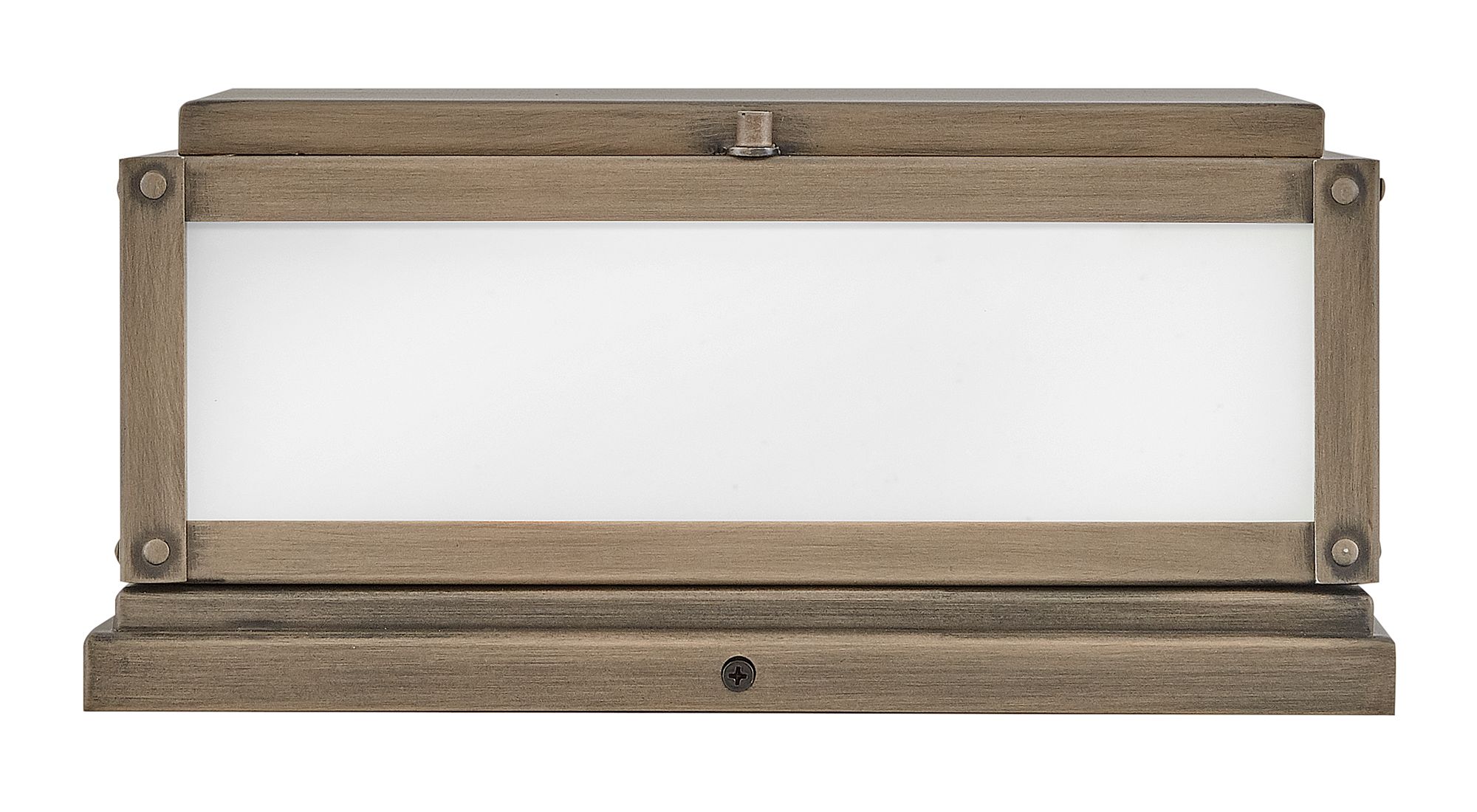 Hinkley Max 7 1/2"H Burnished Bronze LED Outdoor Pier Light