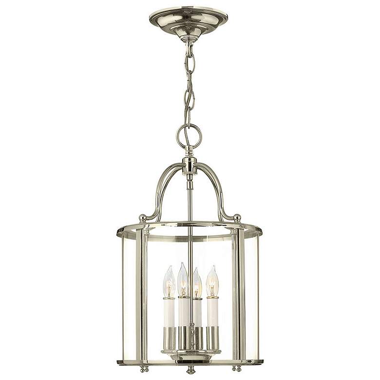 Image 1 Hinkley- Medium Single Tier Pendant- 12" Polished Nickel