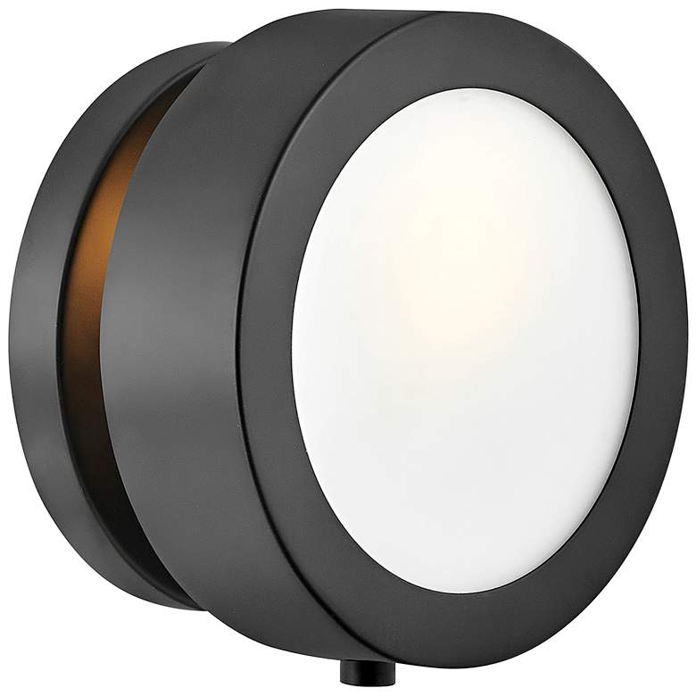 Image 2 Hinkley Mercer 6 3/4" High Black Wall Sconce