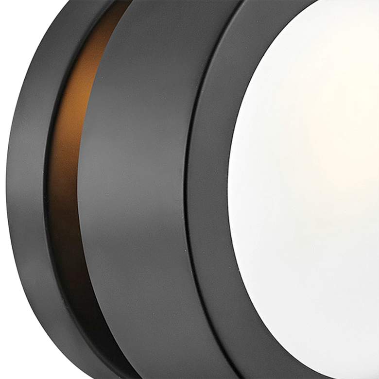 Image 4 Hinkley Mercer 6 3/4" High Black Wall Sconce more views