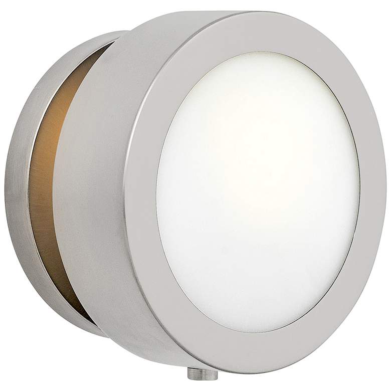 Image 2 Hinkley Mercer 6 3/4 inch High Brushed Nickel Wall Sconce