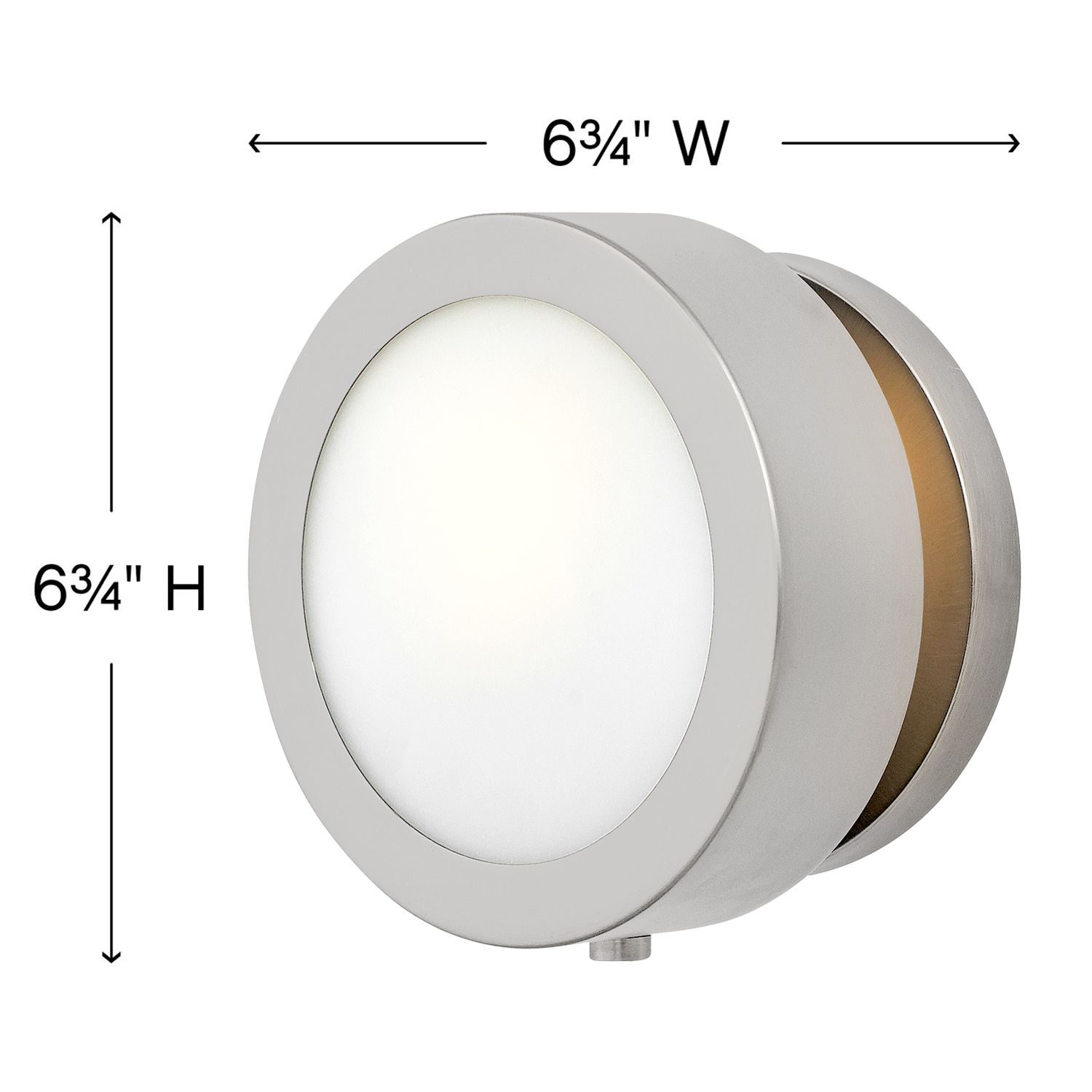 Image 5 Hinkley Mercer 6 3/4" High Brushed Nickel Wall Sconce more views