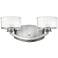 Hinkley Meridian 14" Wide Brushed Nickel Bathroom Light