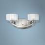 Hinkley Meridian 14" Wide Brushed Nickel Bathroom Light