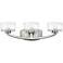 Hinkley Meridian 21" Wide Brushed Nickel Bathroom Light