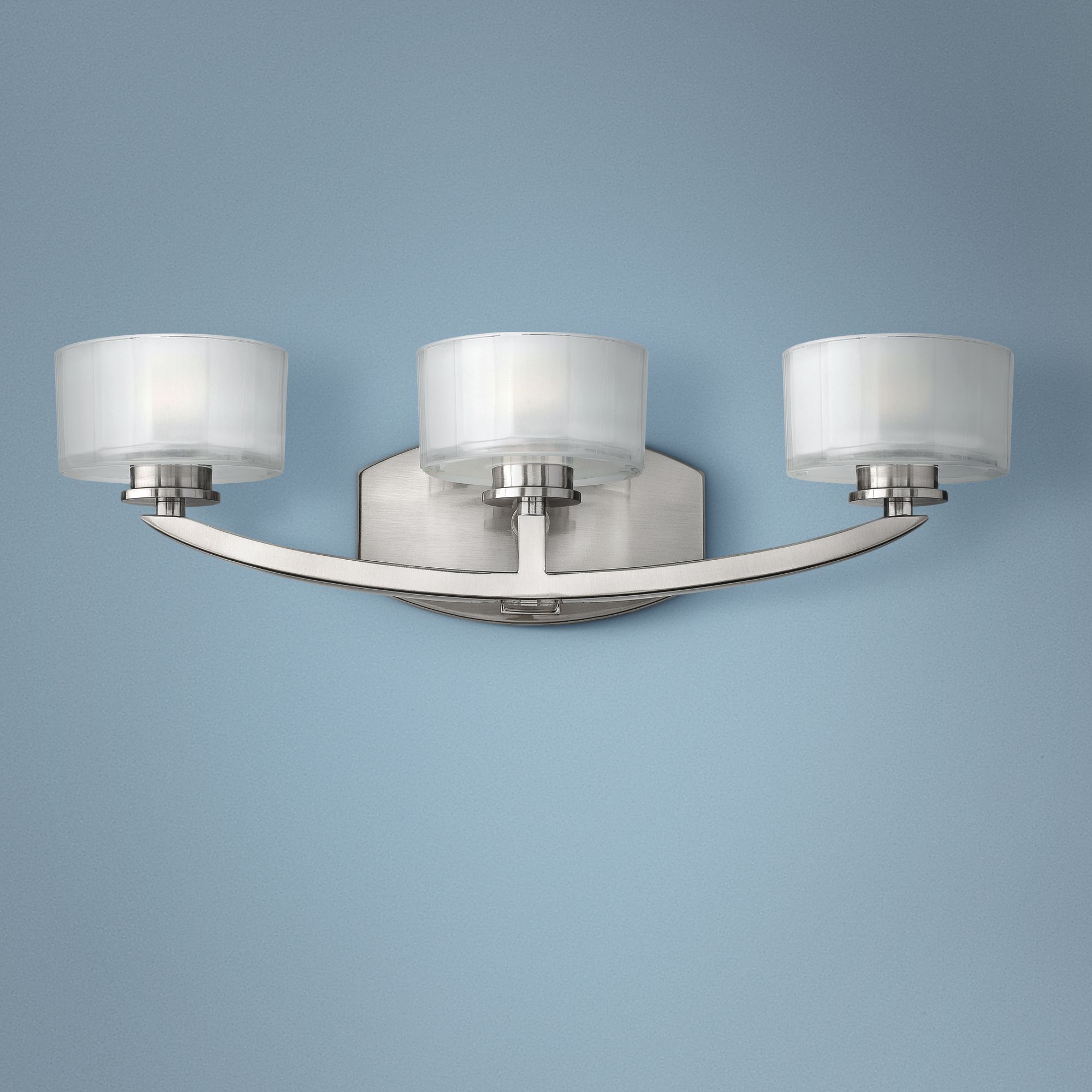 bathroom ceiling lights brushed nickel