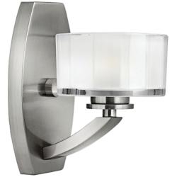 Hinkley Meridian 8&quot; High Brushed Nickel LED Wall Sconce