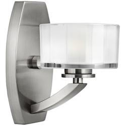 Hinkley Meridian 8&quot; High Brushed Nickel Wall Sconce