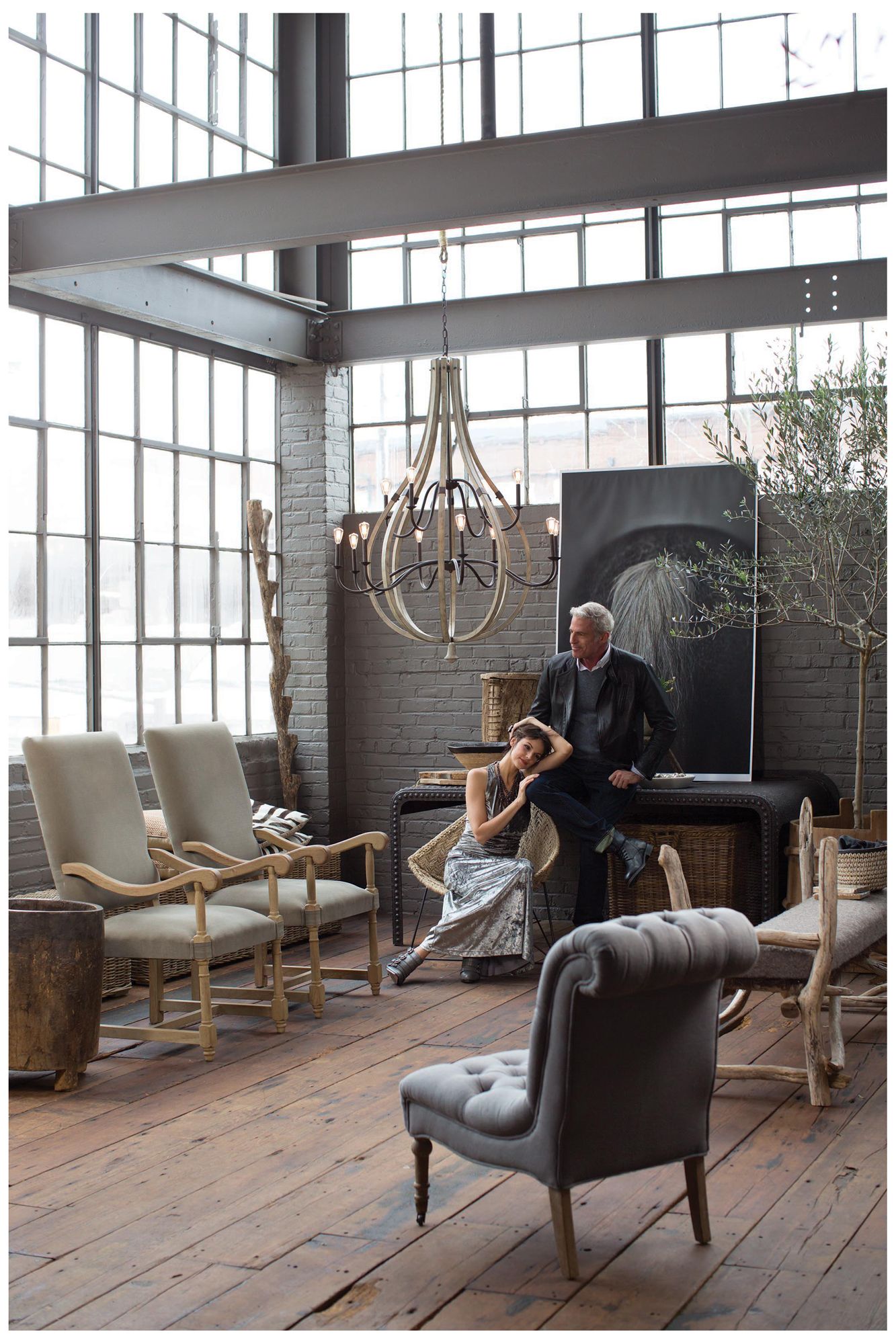 Hinkley- Middlefield Extra Large Open Frame Two Tier