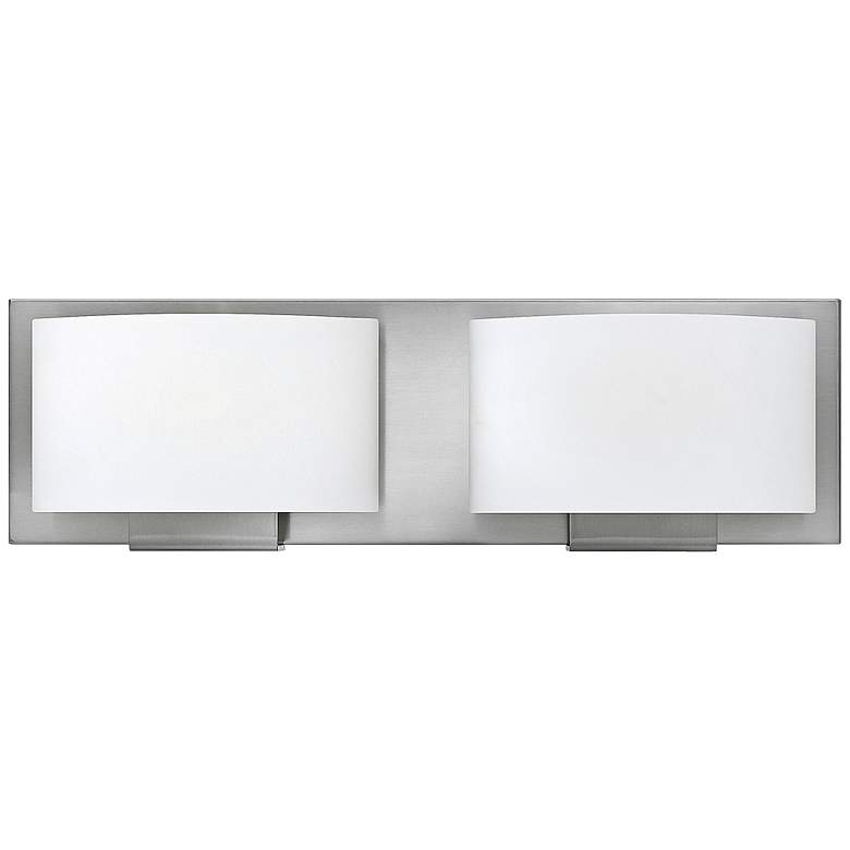 Image 2 Hinkley Mila 16" Wide Brushed Nickel Bath Light