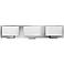Hinkley Mila 24" Wide Modern Opal Glass Brushed Nickel Bath Light
