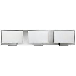 Hinkley Mila 24" Wide Modern Opal Glass Brushed Nickel Bath Light