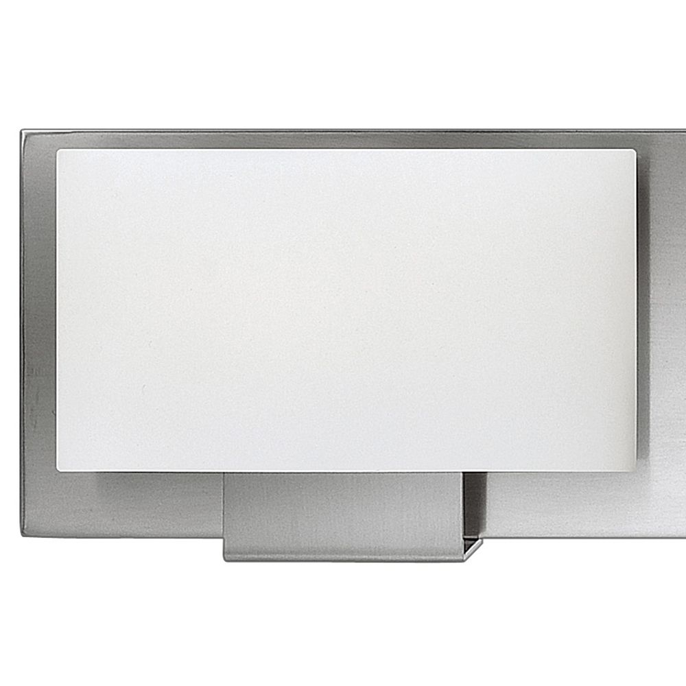 Image 6 Hinkley Mila 24" Wide Modern Opal Glass Brushed Nickel Bath Light more views