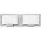 Hinkley Mila 5" High Chrome 2-Light LED Wall Sconce