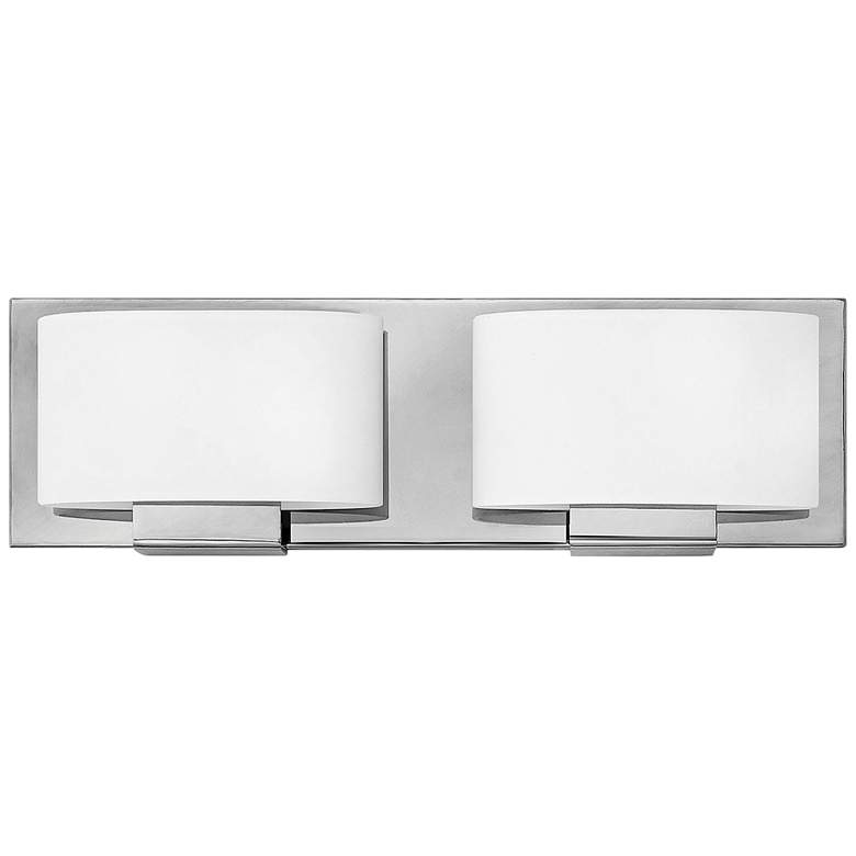 Image 1 Hinkley Mila 5" High Chrome 2-Light Wall Sconce