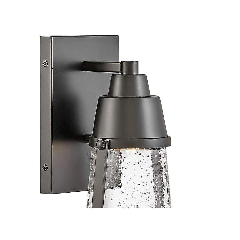 Image 2 Hinkley Miles 12" High Black LED Outdoor Wall Light more views