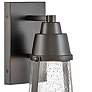 2_Hinkley Miles 12" High Black LED Outdoor Wall Light more views