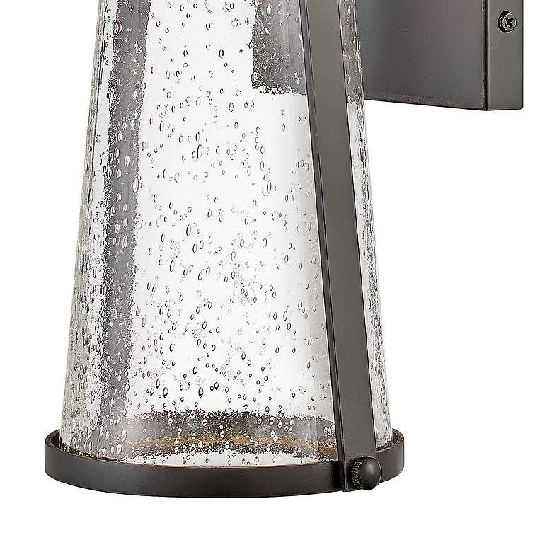 Image 4 Hinkley Miles 12" High Black LED Outdoor Wall Light more views