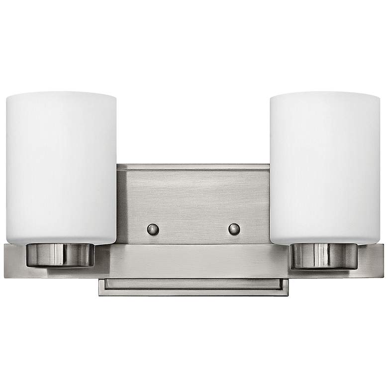 Image 1 Hinkley Miley 13 inch Wide Brushed Nickel 2-Light Bath Light