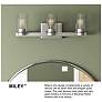 Hinkley Miley 21 1/2" Wide Chrome Bathroom Light