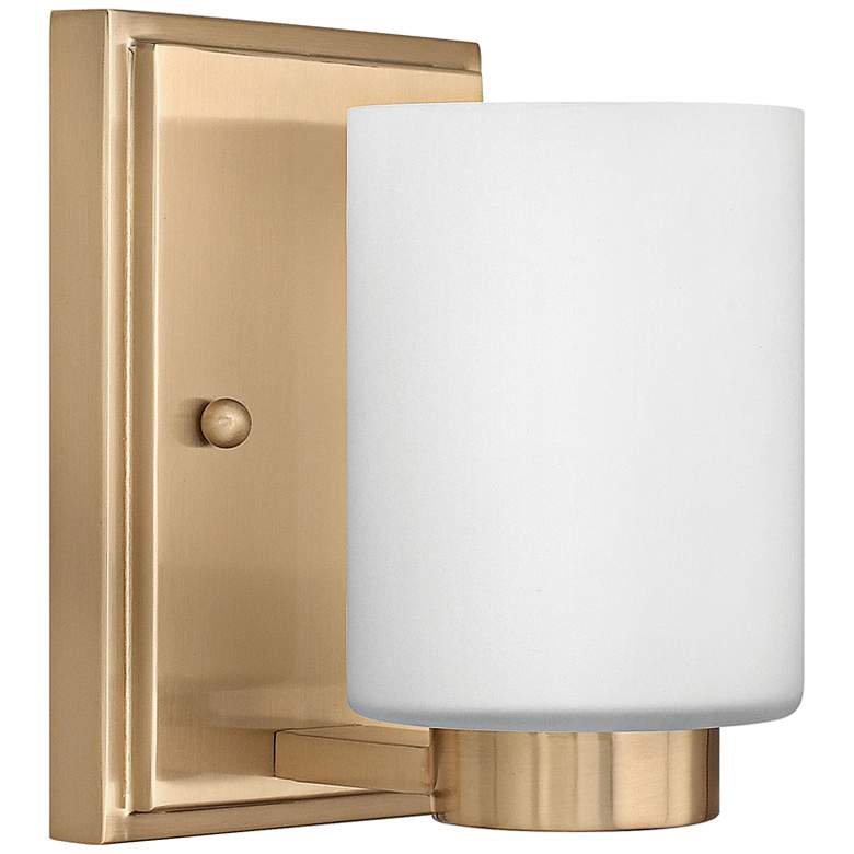 Image 1 Hinkley Miley 6 1/2 inch High Brushed Caramel Wall Sconce