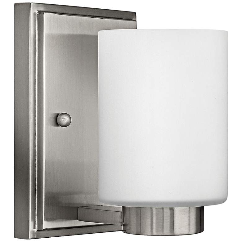 Image 1 Hinkley Miley 6 1/2 inch High Brushed Nickel Wall Sconce