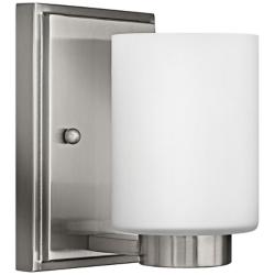 Hinkley Miley 6 1/2&quot; High Brushed Nickel Wall Sconce