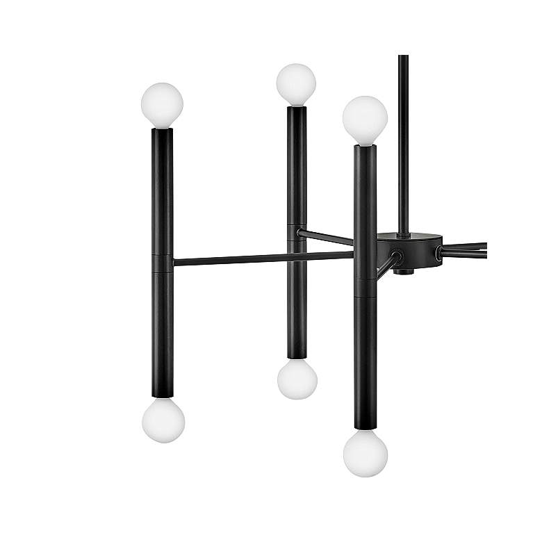 Image 2 Hinkley Millie 24" Wide Black 10-Light Chandelier more views
