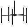 2_Hinkley Millie 24" Wide Black 10-Light Chandelier more views