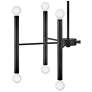 4_Hinkley Millie 24" Wide Black 10-Light Chandelier more views